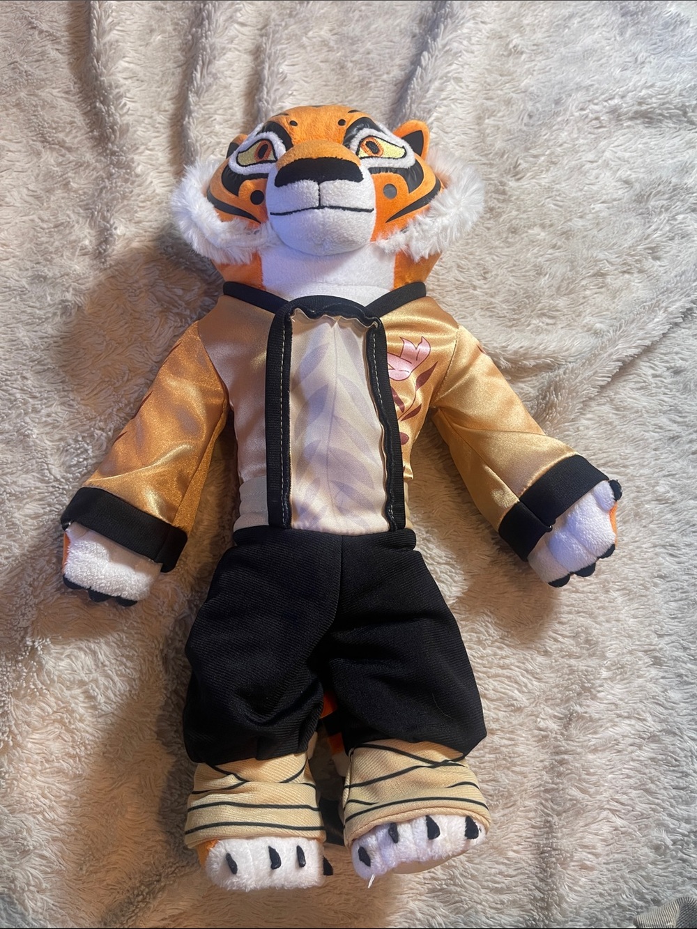 Kung fu, panda master tiger, plush